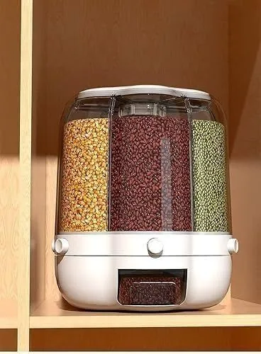 360° Rotating Grain Storage Dispenser – photo 5