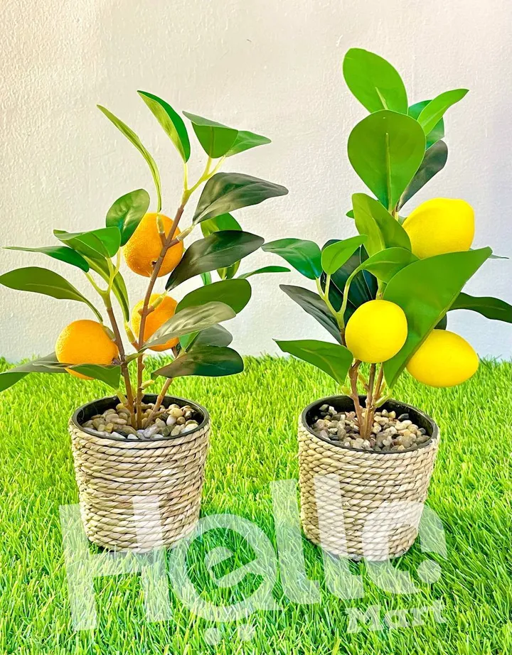 Decorative Artificial Lemon Plant – photo 3
