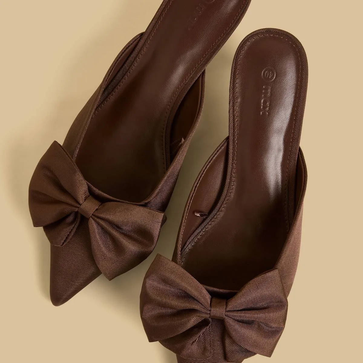 MAX Brown Bow Kitten Heel – photo 3