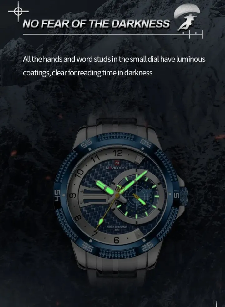 NAVIFORCE 9206 Men Stainless Watch – photo 5