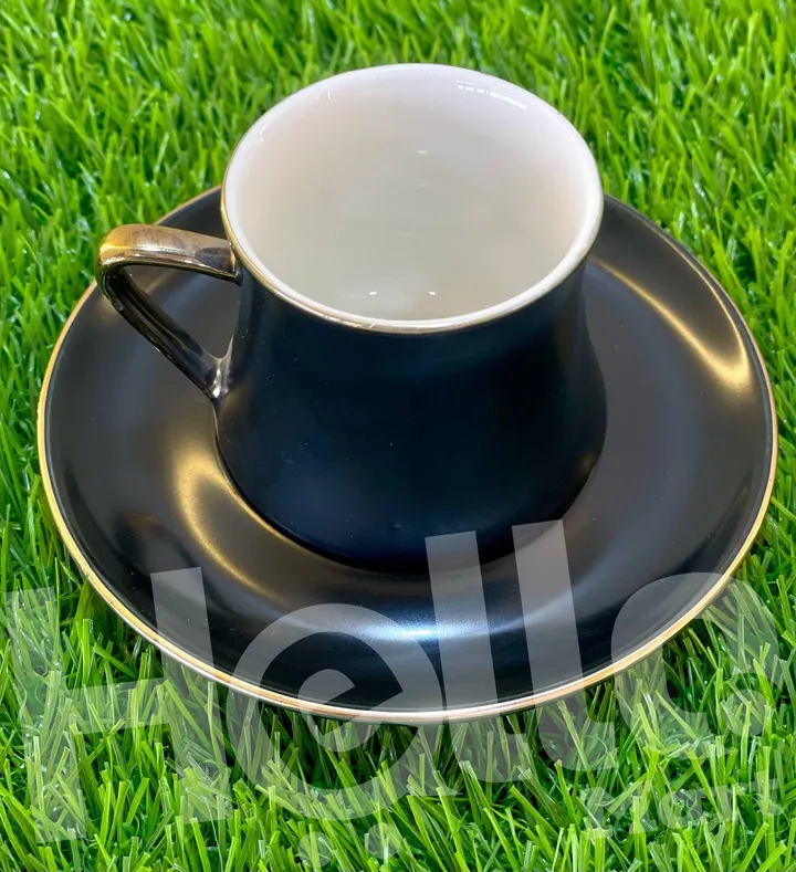 Black Coffee Cup Set 6 Pieces – photo 3