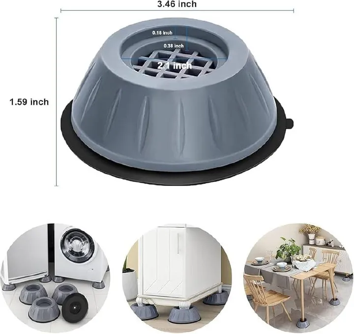 Anti-Vibration Washing Machine Feet Pads – photo 3