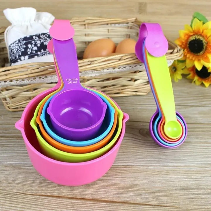 Colorful Nesting Measuring Cups Set – photo 6