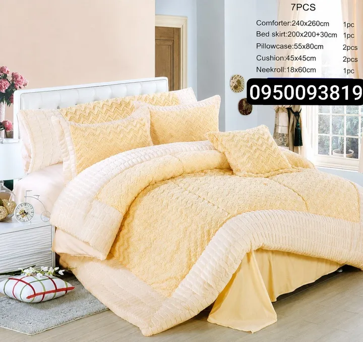 7 Pcs Cotton Comforter Set – photo 4