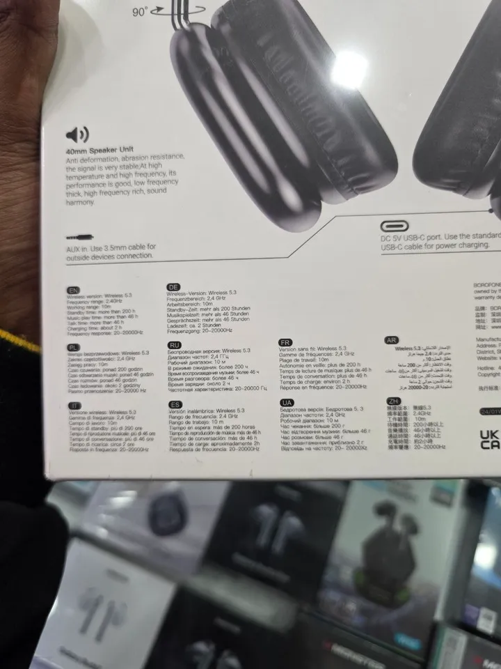 BOROFONE BO27 Wireless Headphones – photo 4