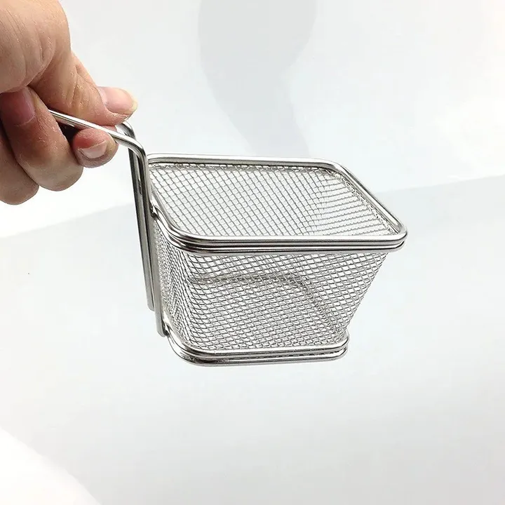 Mini Square Fried Food Serving Basket – photo 6