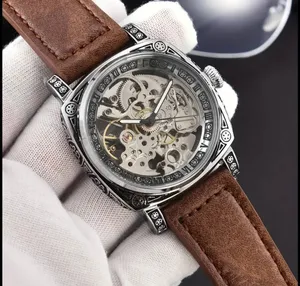 Luxury leather belt watch