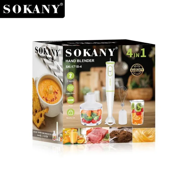 Sokany 4-in-1 Hand Blender – photo 3