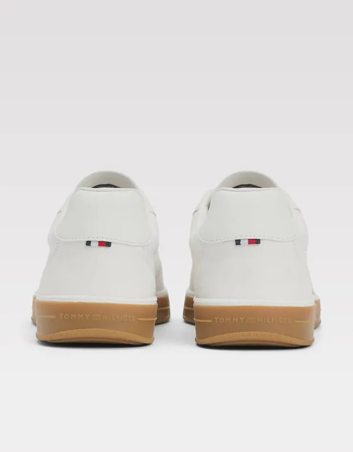 Tommy Hilfiger White Leather Sneakers – photo 4
