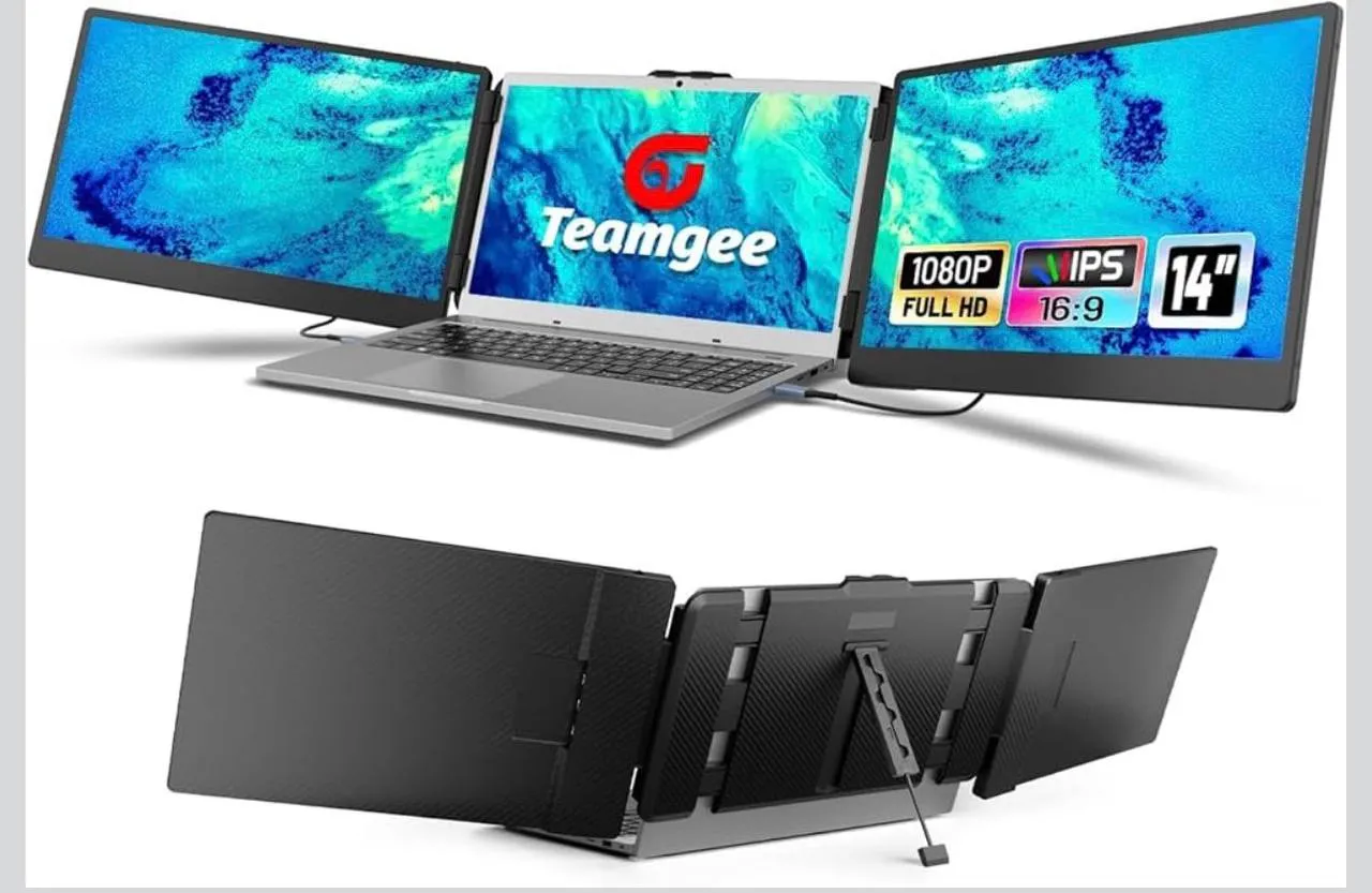 Teamgee 14 Inch Triple Laptop Screen Extender – photo 4