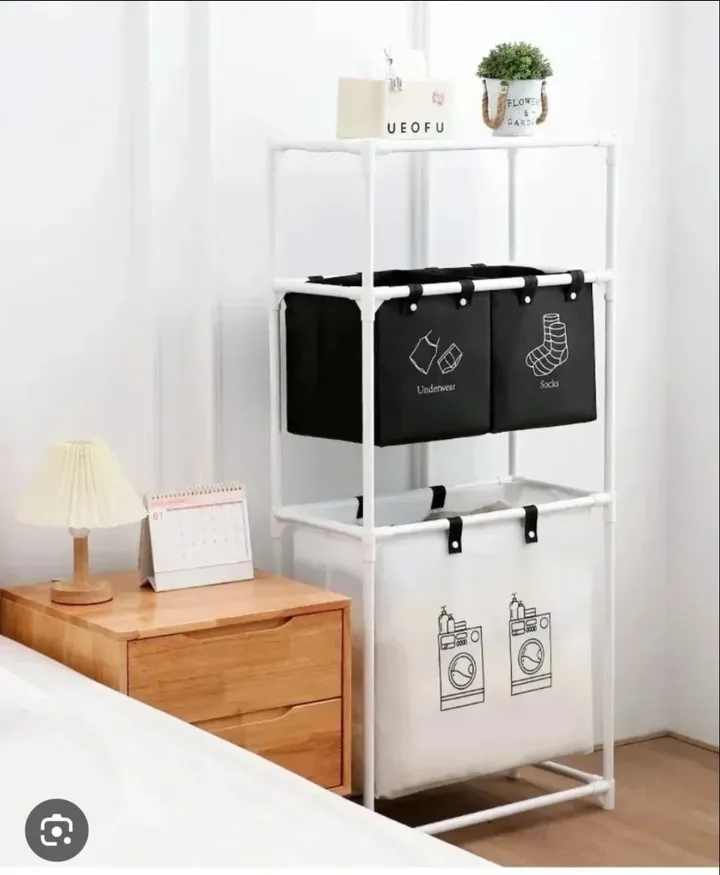 3 Layer Laundry Storage Basket – photo 3