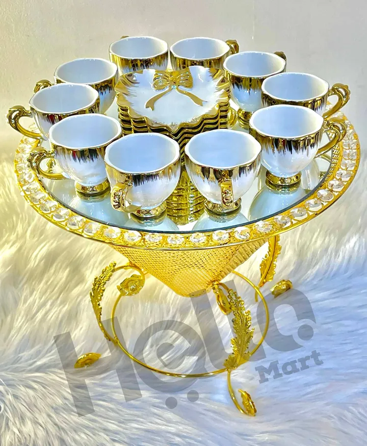 Medium Coffee Cup Set with Stand – photo 3