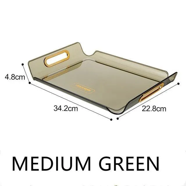 3-Piece Serving Tray Golden Handle – photo 6