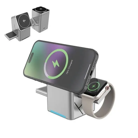 3-in-1 Rotating Wireless Charger – photo 3