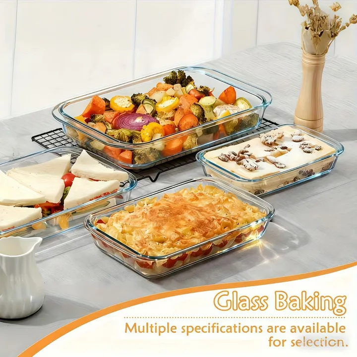 Glass Bakeware Tray 3-Piece Set – photo 3