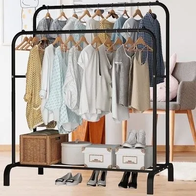 Cloth Dryer Stand with Double Shelf – photo 4