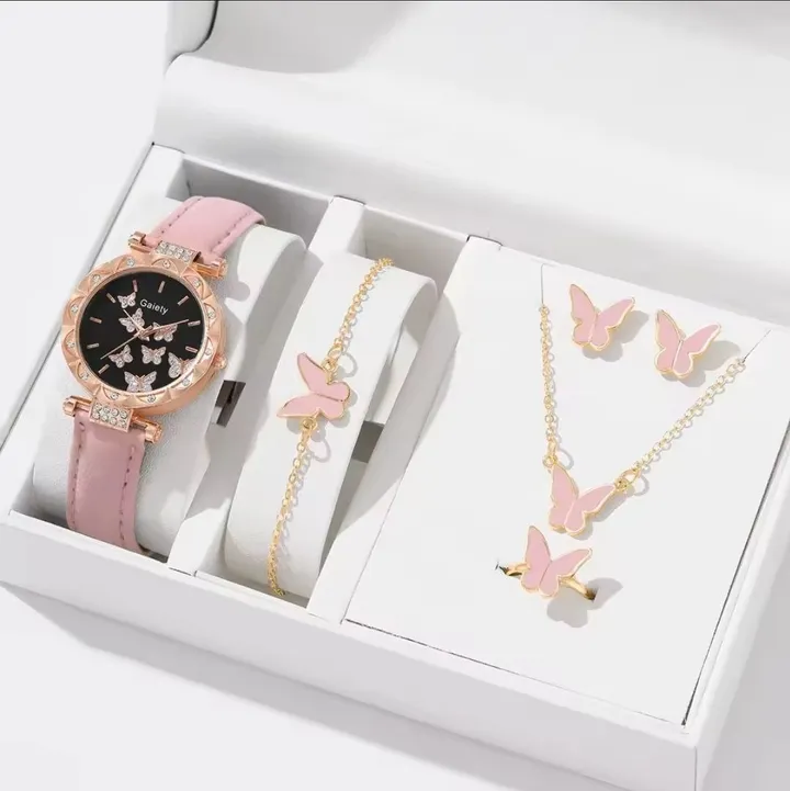 Women Stainless Steel Watch Jewelry Set – photo 4