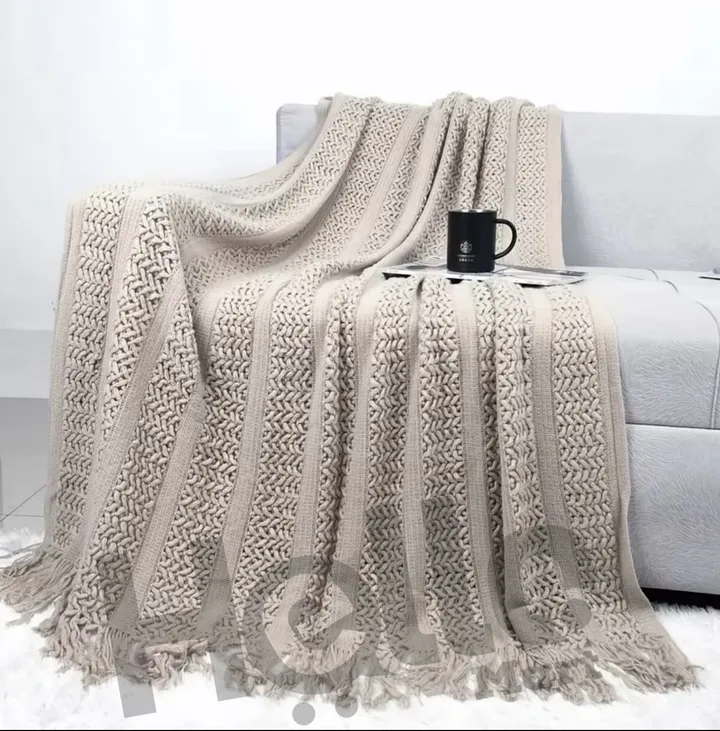 Soft Knitted Sofa Throw Blanket 170X130cm – photo 3
