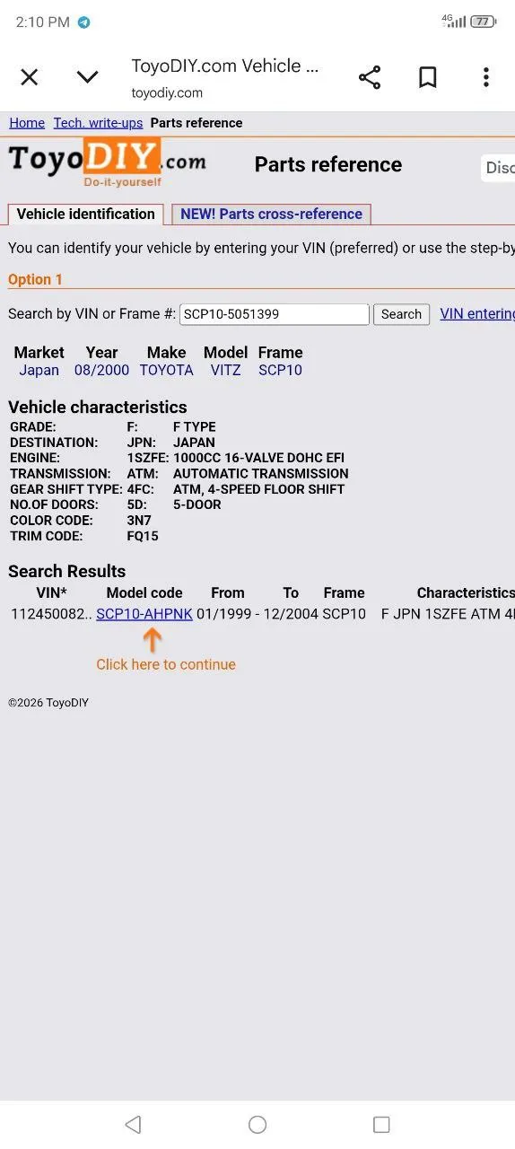 Toyota Vitz 2001 Automatic – photo 6