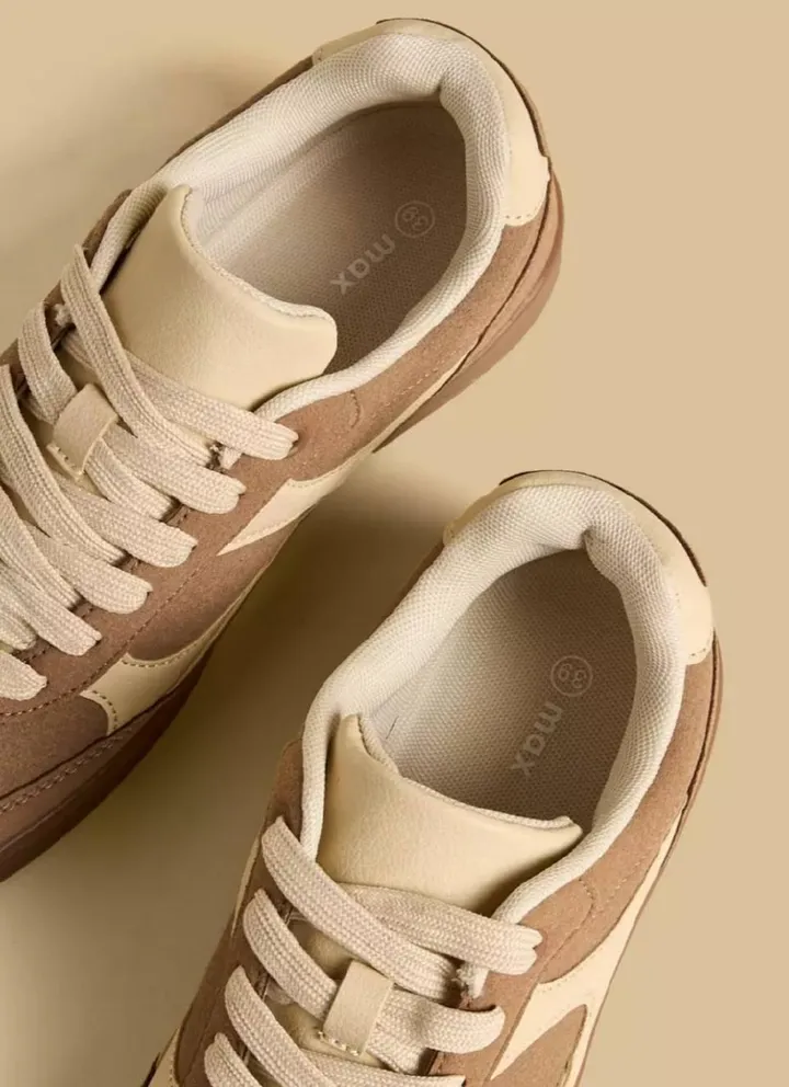 MAX Panelled Lace-Up Sports Shoes – photo 4