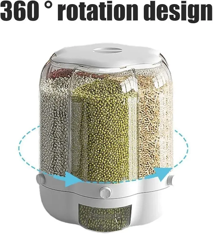 360° Rotating Grain Storage Dispenser – photo 3