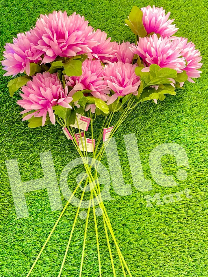 Artificial Decorative Pink Flowers – photo 3
