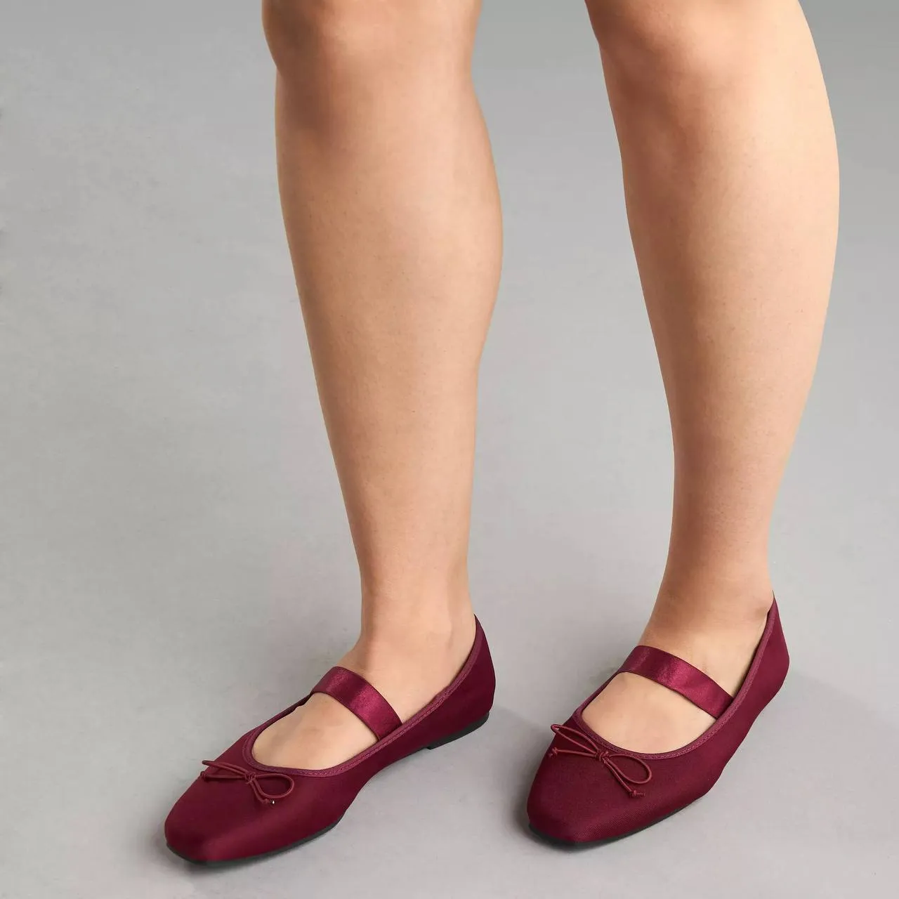 MAX Bow Detail Ballerina Shoe with Elastic Strap – photo 3