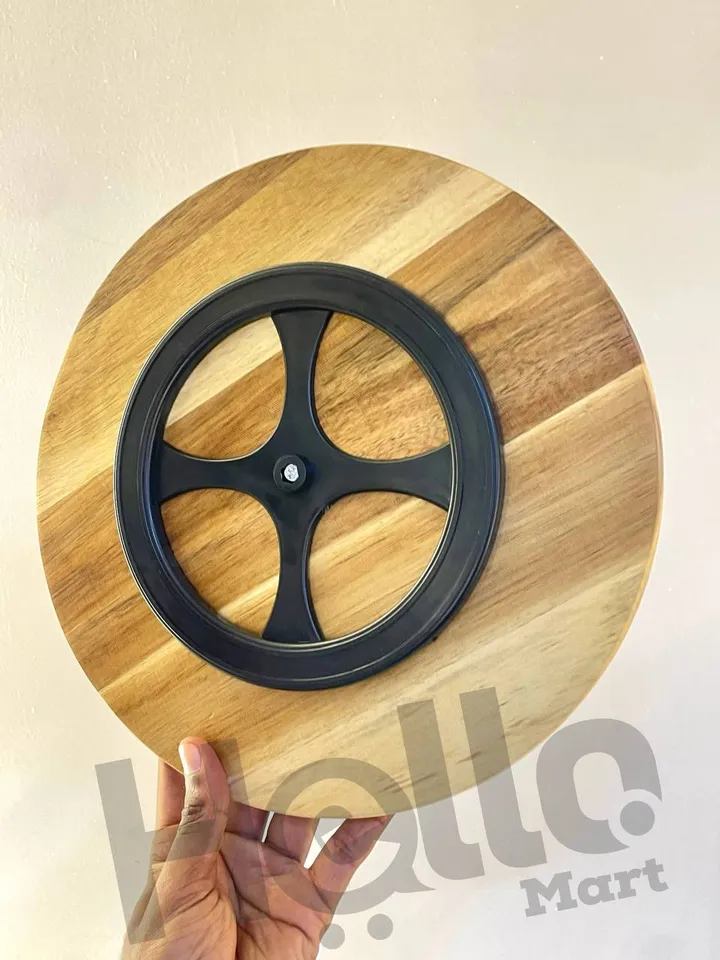 Wooden Round Service Tray – photo 3