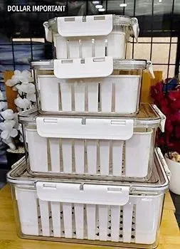 4-Piece Refrigerator Storage Box – photo 5