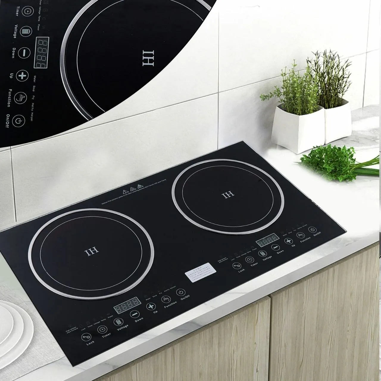 Roshan Double Burner Ceramic Cooktop – photo 5