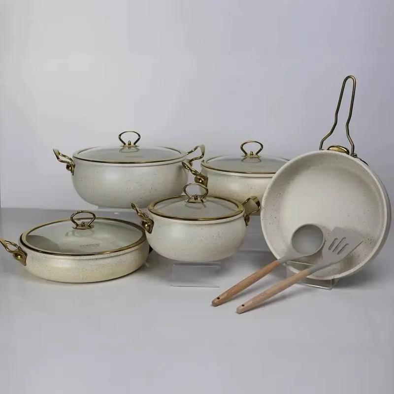 MOMCOC Granite Cookware Set 9 Pcs – photo 6