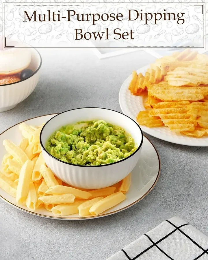 White Ceramic Soup Bowls – photo 3