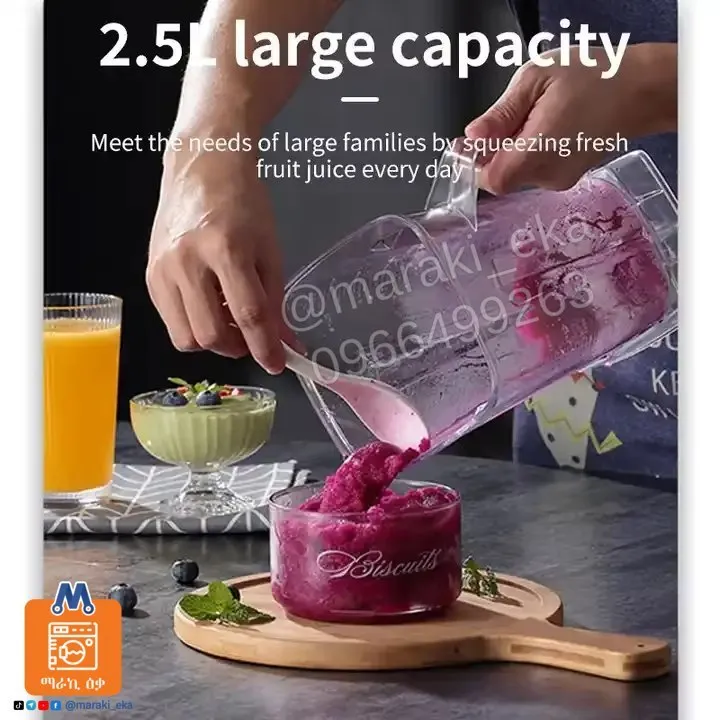 Sokany 2 in 1 Blender Juicer 2.5L – photo 3