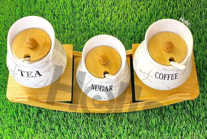 3-in-1 Tea Sugar Coffee Canister Set – photo 3