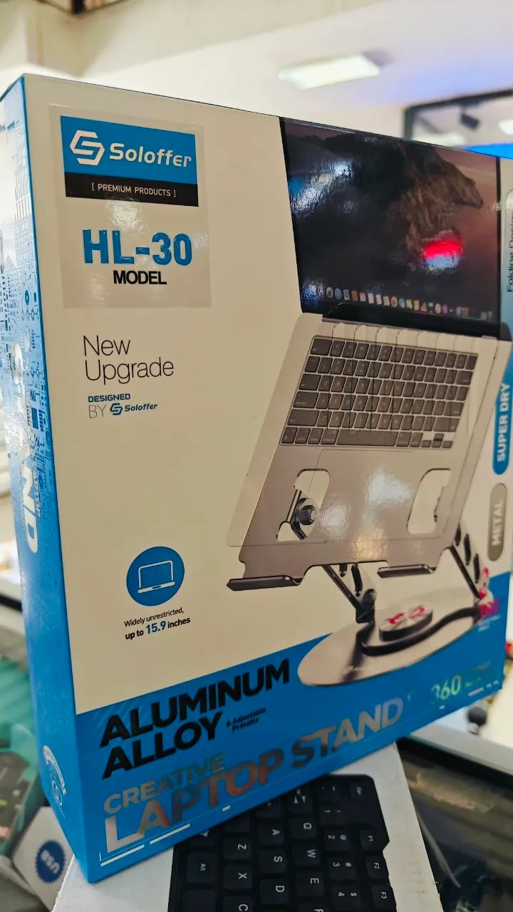 Soloffer HL-30 Aluminum Laptop Stand – photo 3