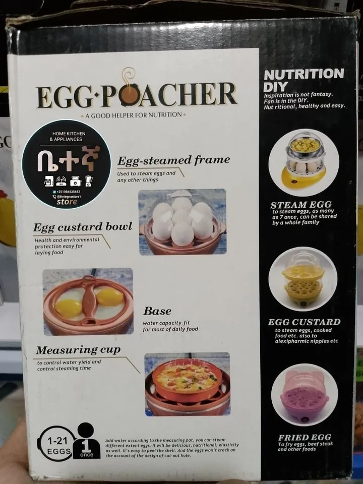Electric Egg Poacher Steamer 7-Egg – photo 3