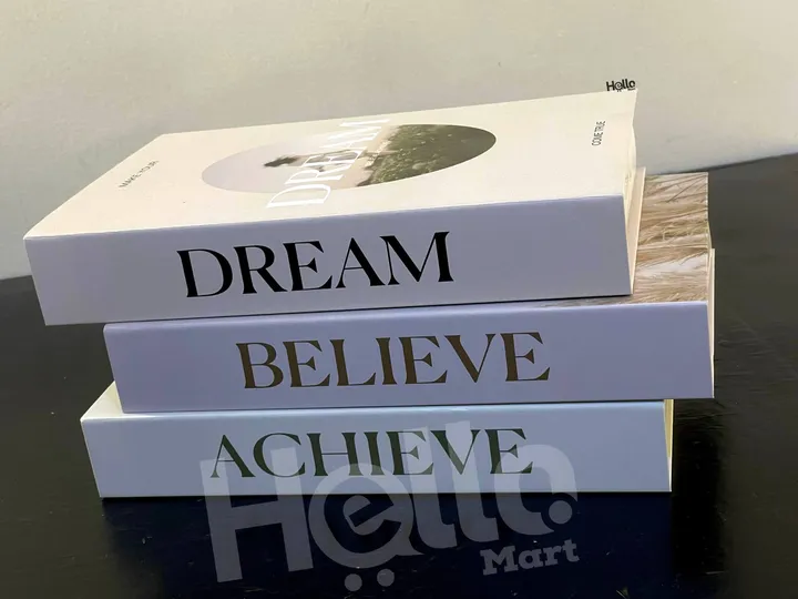 3 Pcs Decorative Books Set – photo 3