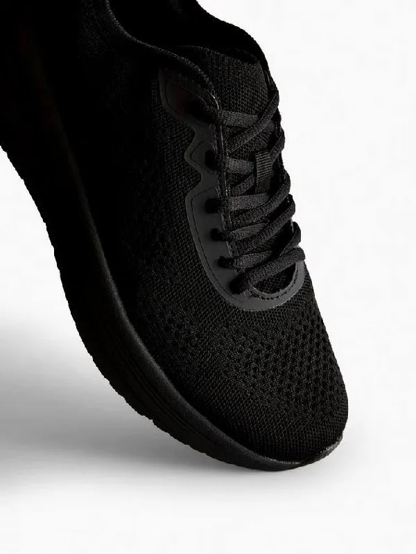 Primark Knitted Lace Up Trainers – photo 4