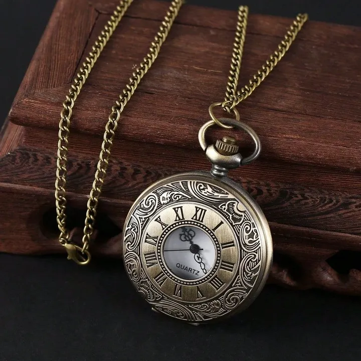 Vintage Classic Large Gear Pocket Watch – photo 3
