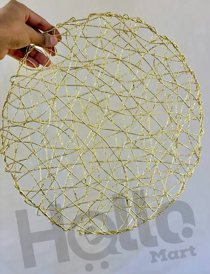 Gold Wire Dining Table Mat – photo 3