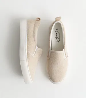 New Look slip on trainers