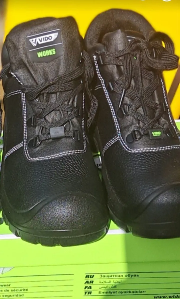 Vido Black Safety Shoes – photo 3
