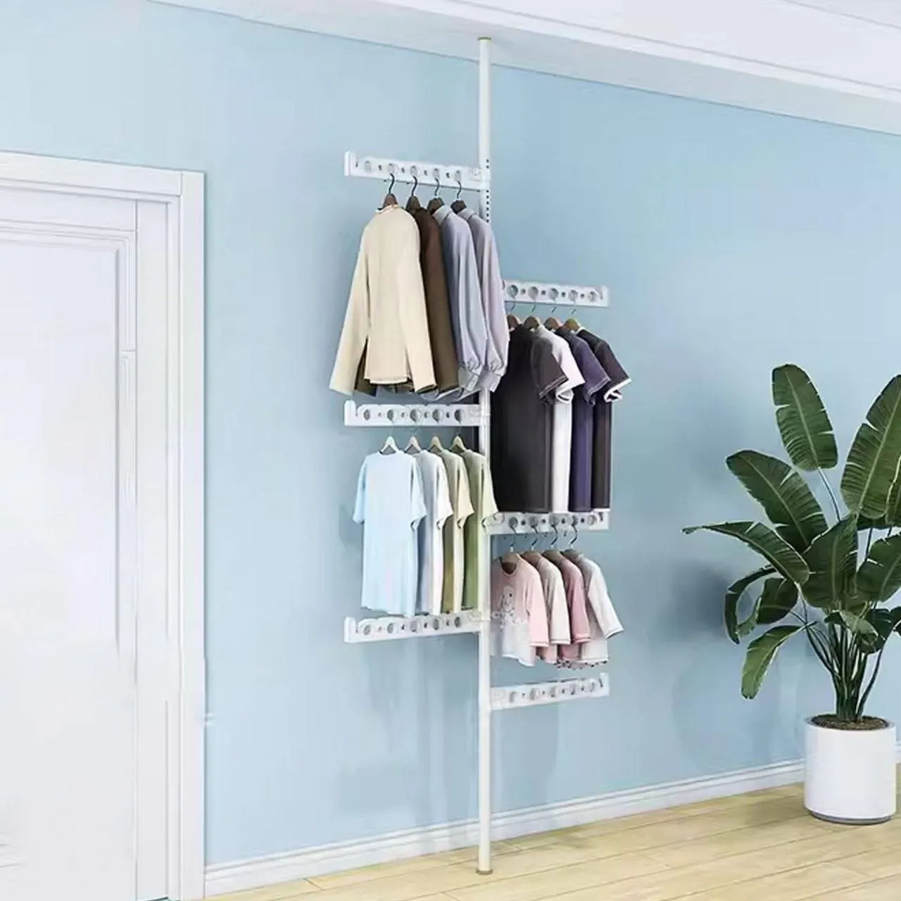 Telescopic Floor to Ceiling Cloth Drying Pole – photo 6
