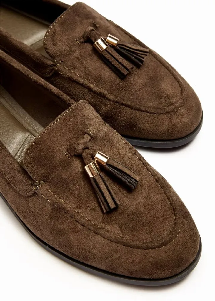Papaya Matalan Tassel Faux Suede Loafer – photo 3