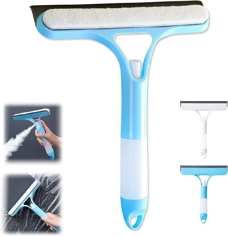 3-in-1 Spray Window Cleaner with Wiper – photo 4