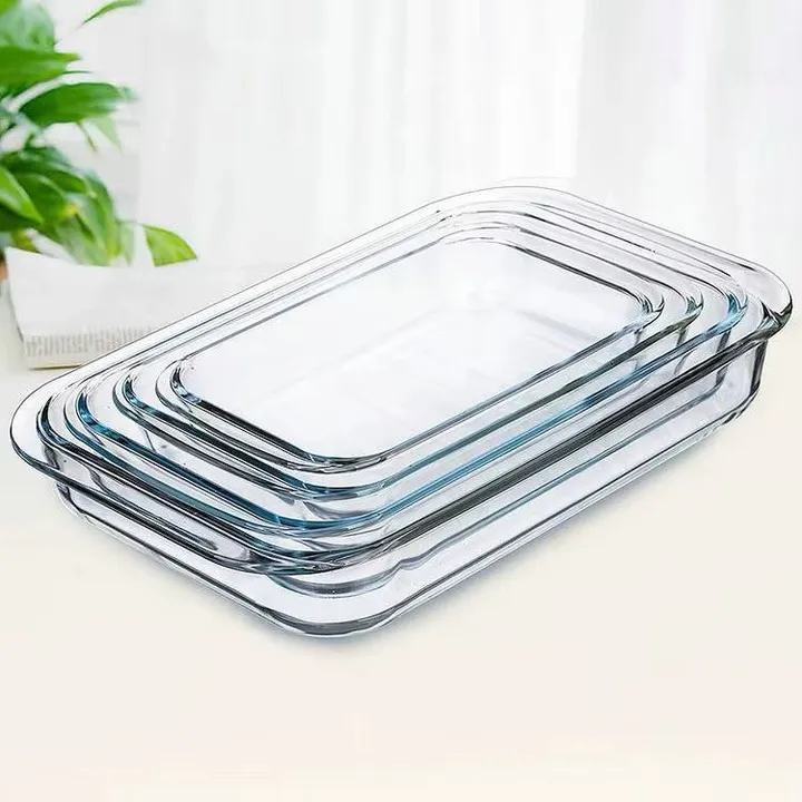 Tempered Glass Baking Tray Set 4pcs – photo 4