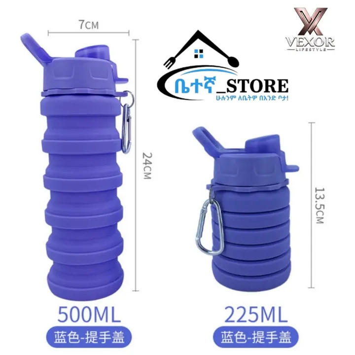 Foldable Water Bottle with Dispenser – photo 3