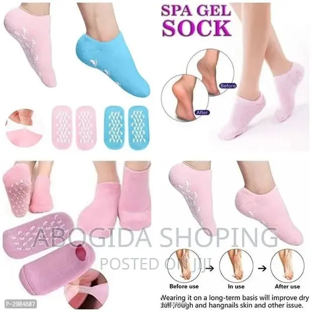 Soft Moisturizing Gel Socks Foot Care – photo 3