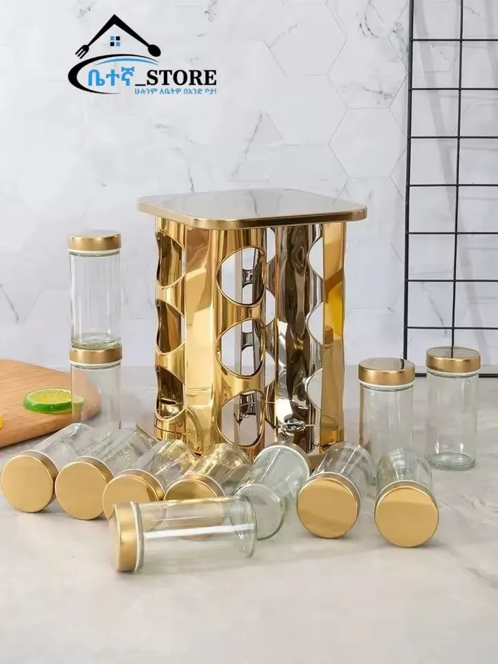 12 Jar Rotating Spice Carousel – photo 3