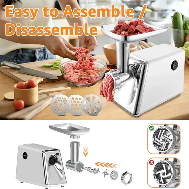 Silver Love 1000W Meat Grinder SC-393 – photo 4